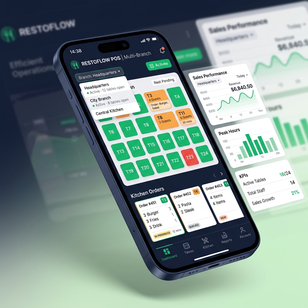 Qirela Multi-Branch Management & Restaurant POS ERP System